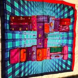 Hermes silk scarf